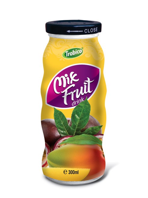 527 Trobico mix fruit drink glass bottle 300ml